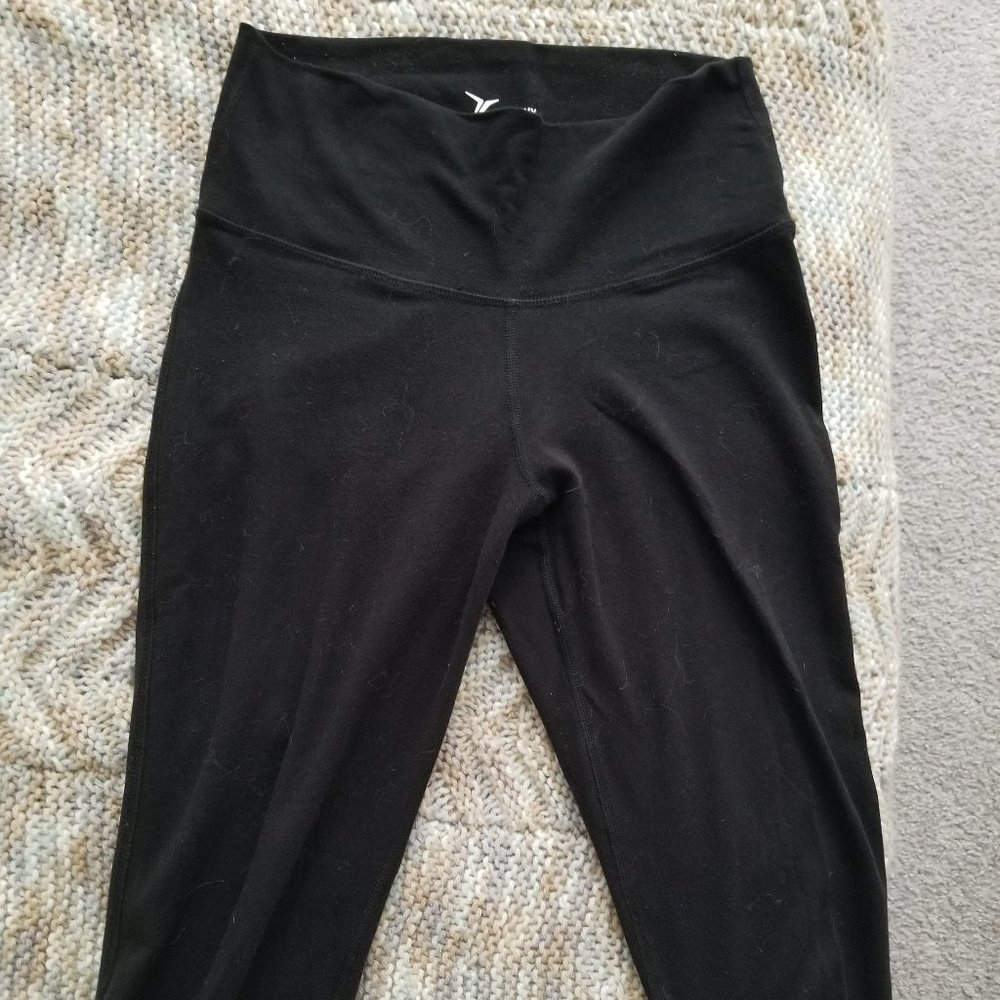 Old Navy black Lattice Leggings